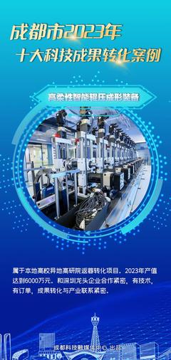 揭曉!成都市2023年十大科技成果轉(zhuǎn)化案例來(lái)了