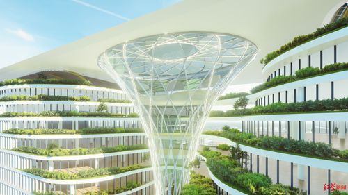 科技樹(shù) 逐漸長(zhǎng)成 成都白鷺灣科技生態(tài)園這一地標(biāo)封頂
