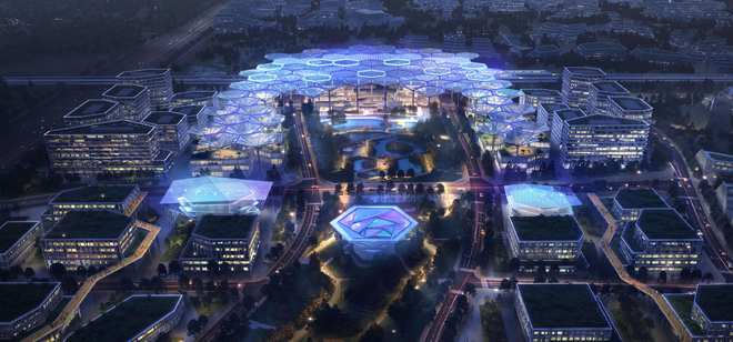 預(yù)計年底基本完工!43棵&ldquo;科技之樹&rdquo;閃耀未來科技城